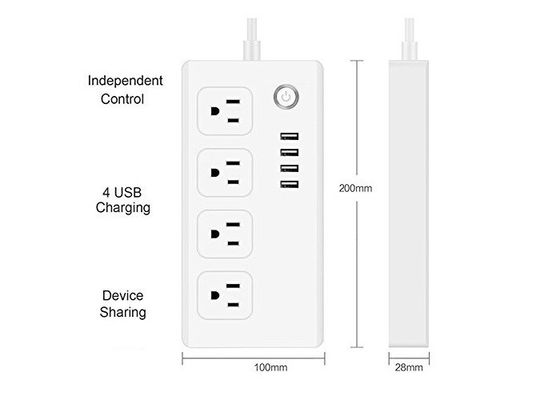 Wifi Smart Extension Socket Plug Mobile Remote Controlled Wifi Smart Home Plug