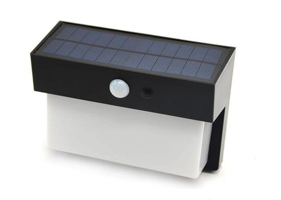 400LM Human Sensor Solar Panel Wall Light Gate Door Lamp