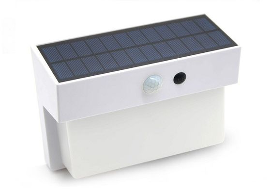 400LM Human Sensor Solar Panel Wall Light Gate Door Lamp